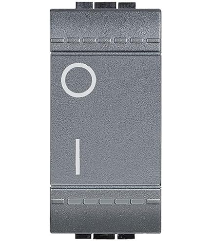 Interruttore Bipolare Bticino Living - 16A 250V, Bianco O Nero, Confezione Da 4 Pezzi - Foto 2