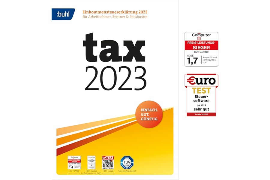 Tax 2023 (für Steuerjahr 2022) | PC | Digitaler Download