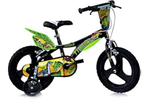 TECNOBIKE SHOP Dino T Rex - Bicicleta de Niño 10 Años para Bicicleta Dinosaur Dino T Rex - Talla 16''