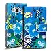 Produktbild Samsung Galaxy A5 2016 (A510) Muster Hülle, Conie Mobile Handytasche Bookstyle Schutzhülle Motiv Bilderhülle Wallet Tasche, PU Leder Tasche