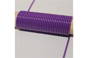 uyeoco 80m * 2.5mm Gradient Plat Rotin Synthétique Osier Rotin en Plastique Osier Matériel De Réparation pour Meubles Chaise De Jardin Table Panier De Rangement Bricolage Et Réparation