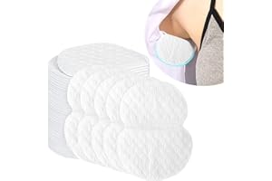 Arqumi [150 Pack] Disposable Underarm Sweat Pads for Women Men, Armpit Sweat Pads for Summer, Invisible Sweat Absorber Pads Perspiration Pads Shield, Comfortable Unflavored, White
