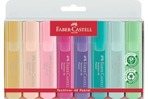Faber-Castell Textliner 154681 Zakreślacze Pastelowe, 8 Sztuk