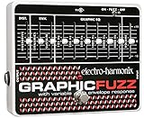 Construcción: Analógico electro-harmonix Graphic Fuzz - Pedal de distorsión para guitarra, color plateado