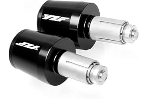 YIEBA 22mm 7/8 "Tapas de Extremo de Mano de Motocicleta para Yamaha YZF R1 R6 R125 R65 R3 600R Negro