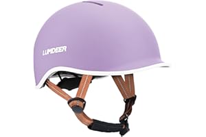 LUMDEER Adult Bike Helmet Bicycle Helmet Women,E-bike Urban Helmet for Road Biking with Adjustable Dial,Retro Commuter Cycling Helmet,Safety Certified EN1078