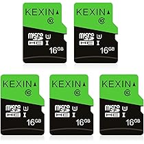 ByteFest 5Pack 16GB Schede Micro SD Con 5 Adattatori – Classe 10 UHS-I U1, Video Full HD, Impermeabili, Per Telefoni, Dashcam, GPS