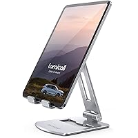 Lamicall Tablet Ständer, Verstellbare Tablet Halterung - Faltbarer Halter, Stand Dock für 2020 iPad Pro 9.7, 10.5, 12.9…
