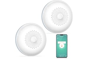 ANDYSSEY Smart Wassermelder für HomeKit - Wassersensor mit Tuya APP Wasserleck-Sensor Wasser Alarm für Küche, Badezimmer, Keller