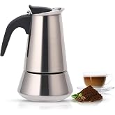 CUPERINOX Italian Espresso Induction Coffee Maker Stainless Steel 12 Cups | Italian Coffee Machine | Elegant Design | High He