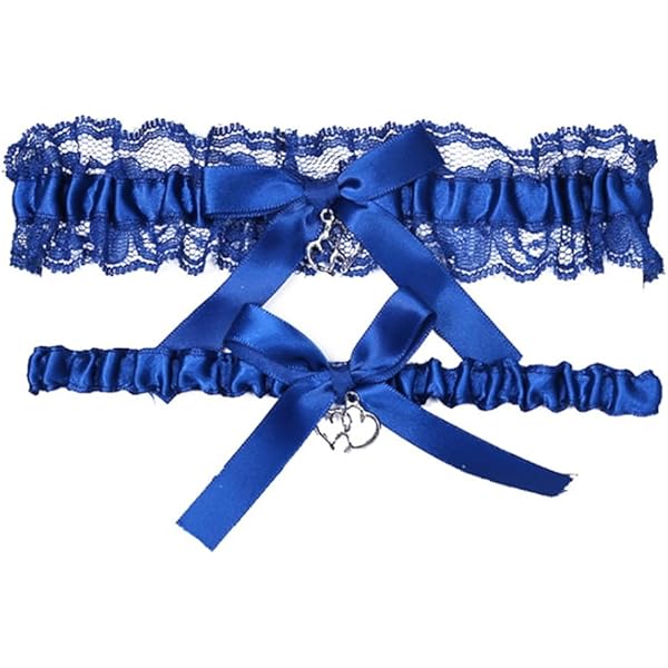 Giarrettiera Nuziale In Pizzo Con Fiocco - Reggicalze Elastico, Taglia Unica, Per Matrimoni E Feste - Foto 9