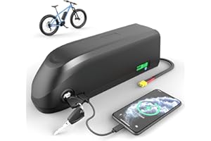 DICHOU 36V/48V/52 Hailong Ebike Batterie 13Ah/15Ah/19.2Ah/20Ah Down Tube Batterie de vélo électrique, Fit pour 250W 300W 350W 500W 700W 1000W 1500W Kit de Conversion (48V 20Ah (100W-1500W)/Samsung Cell)