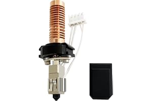 RugooSpink Hotend Ceramica per Adventurer 5M/5M Pro Hot End 0.4MM Ugello rimovibile rapido acciaio temprato Extruder Hotend Sostituzione Assembly Testa di Stampa per Flashforge 3D Stampante Accessori