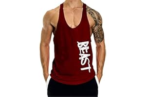 Cabeen Beast Palestra Uomo Canotta Bodybuilding Canottiera Smanicato Cotone Sport Tank Top