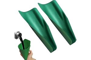 Wjelet Flexibelt hopfällbart formbart tratt 37 x 17 cm Återanvändbart dräneringsverktyg för bil, lastbil, bil, motorcykel, be