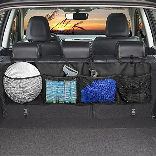 Car Boot Organiser, Car Seat Back Organizer, Auto Seat Back Organizer, Travel Sundry Hanging Storage Cooler Bag For Water/book/ Bottle/Cool Beer