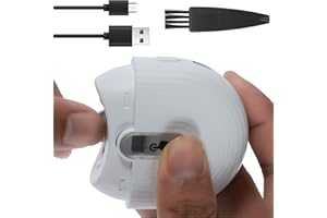 CIVG Tagliaunghie Elettrico,Taglia Unghie per Mani Automatico,Senza fili, Sicuri e Facili, 2 Velocità,Nessun Rumore,Tagliaunghie Elettrici per Anziani,Neonati,Adulti (Bianco)