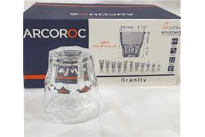 Arcoroc Confezione 6 Bicchieri Bicchiere Basso 20cl per liquore Acqua Amaro Cocktail Bar GRANITY