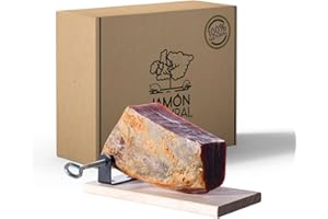 JAMONNATURAL Mini Boneless Serrano Ham Gift Set with Stand | 1 kg Gran Reserva | 15-Month Cured & Award-Winning Jamon | 100% Natural, No Additives