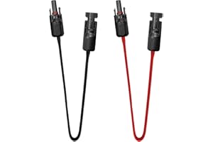 IJIAMY Solarkabel Fensterdurchführung Fensterdurchführung 2 Stück SuperFlatCable für Balkonkraftwerk