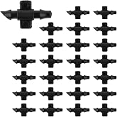 Cinagro 4mm Pin Connector for Drip Irrigation, Leak-Pro...