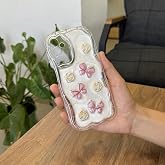 Zebana Samsung Galaxy S22 ile Uyumlu Kılıf Zebana Floral Silikon Kılıf Rose Gold