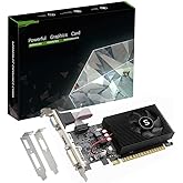 SAPLOS GT 730 Scheda Video, 4GB, DDR3, 128 Bit, VGA DVI HDMI, Low Profile Scheda Grafica for PC, Save Case Space, Low Power, 