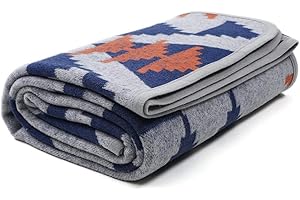 ‎ACUSHLA ACUSHLA Merino Wolldecke Tagesdecke 160cmx 200cm DeckeWohndecke Kuscheldecke Strick Sofadecke TV Decke zum Wohndecke für Bett Schlafzimmer Couch Büro (Indisch Grau)