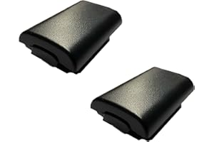 ITSTUFF 2 Stück Batteriefach Akku Gehäuse Deckel Case Abdeckung Cover für Gamepad Xbox 360 Controller Xbox 360 Wireless Controller passgenau stabil langlebig - schwarz