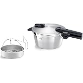 Fissler Vitaquick Premium 3.5 Liter Pressure Cooker Steam Apparatus Included