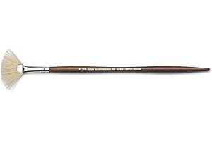 Winsor & Newton Pincel para óleo Artist's sintético, Marrón, abanico nº6