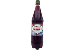 TOPPDOGZ Slush Snow Cone Syrup 1 Litre Cherry slushie slushy snowcone