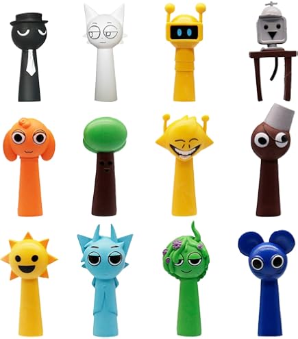 Gensly 13 Pièces My Singing Monsters Figurines Jouets Monstre Chantant Figures de Dessins animés pour décorations de fête pour Les Fans des Enfants