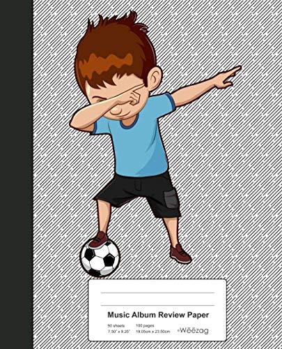 Preisvergleich Produktbild Music Album Review Paper: Dabbing Soccer Boy Book