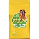 Econature Sarı Ambalaj Kuzulu Yetişkin K&ouml;pek Maması 15kg