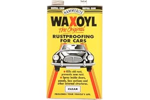 Hammerite Waxoyl Car Underseal and Rust Protection. The Original Rustproofing for Cars, Rust Inhibitor and Rust Converter for Classic Car Care. Waxoyl Clear 5L Refill Can