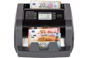 ratiotec Máquina contadora de billetes rapidcount S 575 para billetes mixtos con valoración en negro