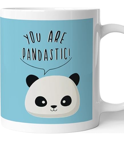 Tazza Personalizzata OPS Con Panda E Frase - Idea Regalo Per Natale O Compleanno, 325 Ml