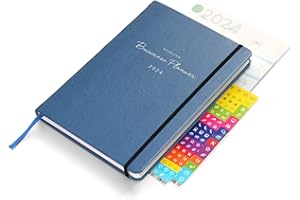 ‎WEEKVIEW weekview Business Planner 2024 A5+ blue edition - Ihr Erfolgsplaner | Premium Kalender für professionelle Planung und Zeitmanagement, Wochen- und Monatsübersicht, Notizseiten, Hardcover