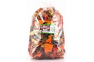 LABORATORIA ZAPACHU Potpourri Sandelholz Duftende Getrocknete Blumen | Großes Paket 1100 ml ≈ 150-190 g | Florale Wohnungsdekoration | Trockene Blumen für Vase, Wohnzimmer, Schlafzimmer, Badezimmer | Subtiler Duft