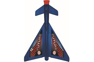 Günther Flugspiele 1446 - Schleudersegler Future, ca. 14 x 19 cm, Katapultstarter aus bruchfestem Kunststoff, für Kinder ab 6 Jahren, inkl. Schleuder