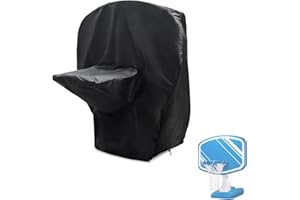 Hadisi Pool-Basketballkorb-Abdeckung, strapazierfähig, wasserdicht, staubdicht, vollständige Abdeckung für Wasser-Basketballständer, 94 cm B x 61 cm T x 109 cm H, Pool-Basketballkorb-Abdeckung für