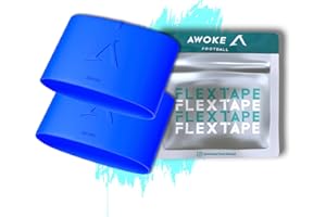 AWOKE® FlexTape Support de protège-tibias de football - Unisexe - Pour homme, femme et enfant