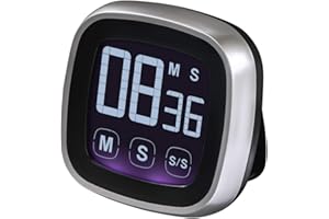 Xavax 00095321 Timer da cucina, argento/nero