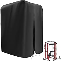 Housse De Protection Imperméable Oxford 210D/420D Pour Rack De Gym - 107x102x163 Cm - Fermeture éclair Et Cordon