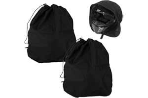 AETHERAURORA 2 Stück Helmbeutel, 47 x 43cm Motorrad Helmtasche Mit Kordelzug, Plüsch Helmbeutel mit Kordelzug, Motorradhelm Rucksack Wasserdicht, für Motorradhelm, Fahrradhelme, Skihelme, Basketball, Fitness