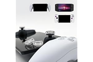 Luck&Link pour PS Portal/ROG Ally/Legion Go/PS5 Dualsense Thumb Grips, Joystick Caps Transparent, Thumbstick Cover (pour PS Portal/ROG Ally/Legion Go)