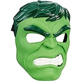 Marvel Avengers Hulk kahraman maskesi, klasik tasarım, Avengers: Endgame, 5 yaşından b&uuml;y&uuml;k &ccedil;ocuklar i&ccedil;in, yeşil