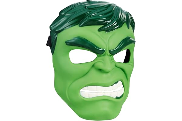 Marvel Avengers Hulken-rollspelsmask, superhjälteleksaker och samlarobjekt för barn från 5 år