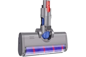 Labtec Foor - Cepillo de repuesto para Dyson V7 V8 V10 V11, cepillo motorizado, cabezal de motor, cabezal de succión de tambor aterciopelado con potente succión, rotación multiángulo